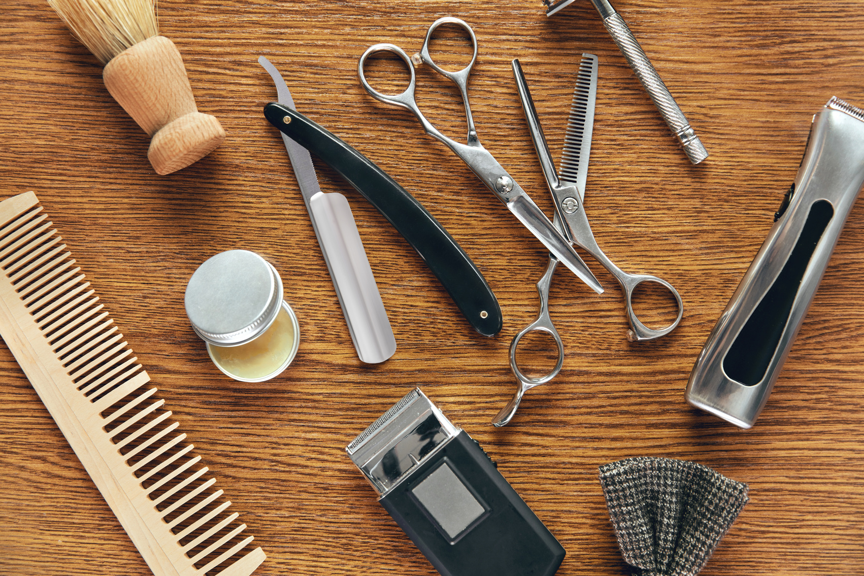 Men's Grooming Tools. Barber Shop Equipment And Supplies